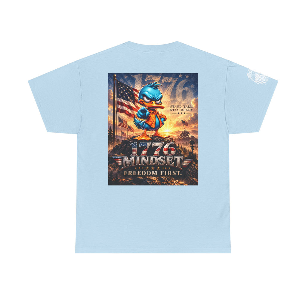 1776 Mindset — Freedom First Back Graphic Tee
