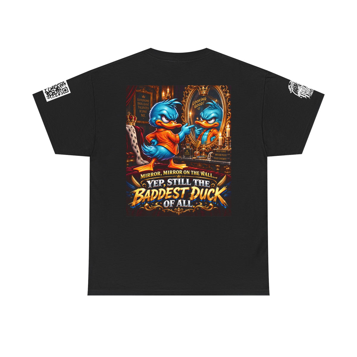 Mirror Mirror — Still the Baddest Duck of All Back Graphic Tee