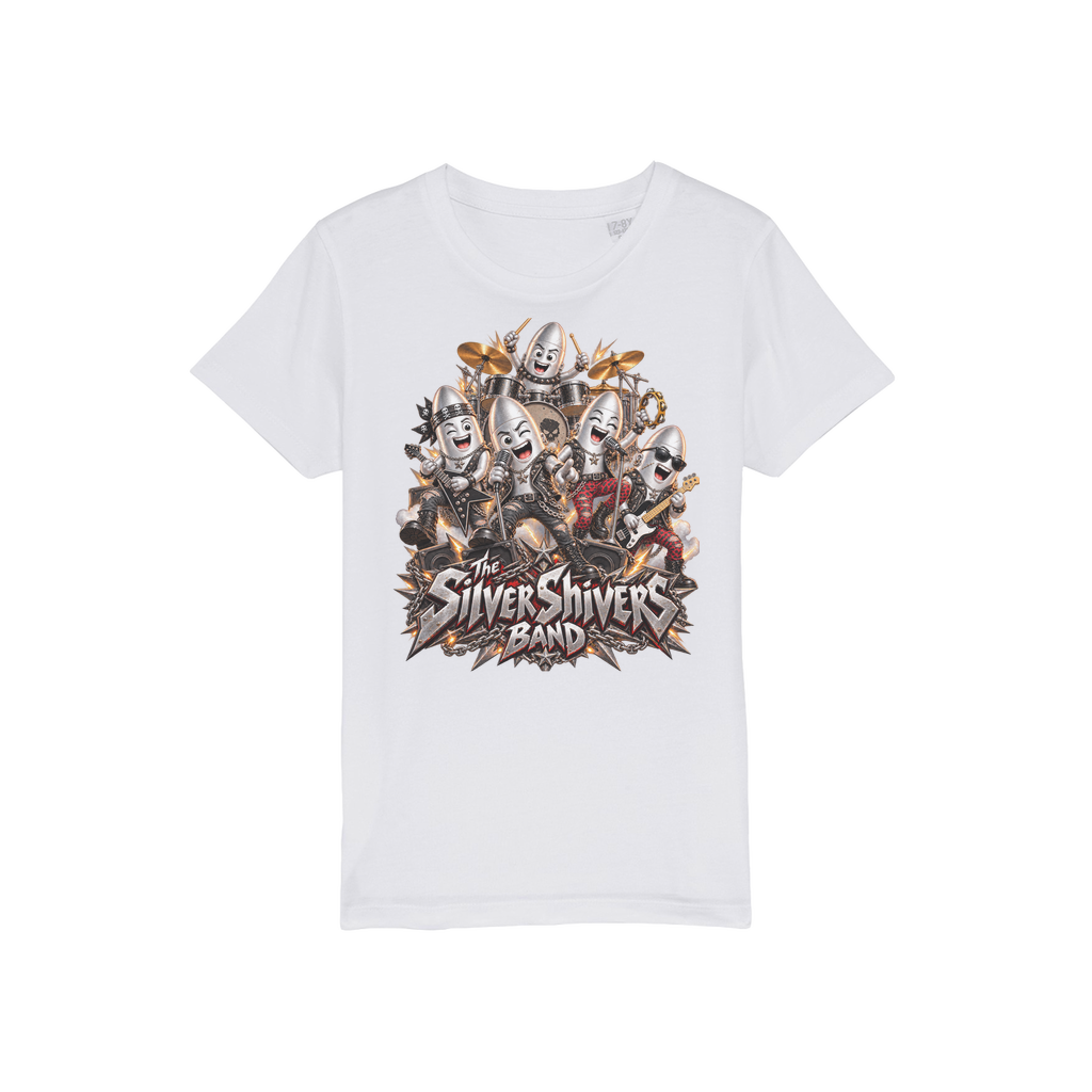 The Silver Shivers Band Organic Jersey Kids T-Shirt