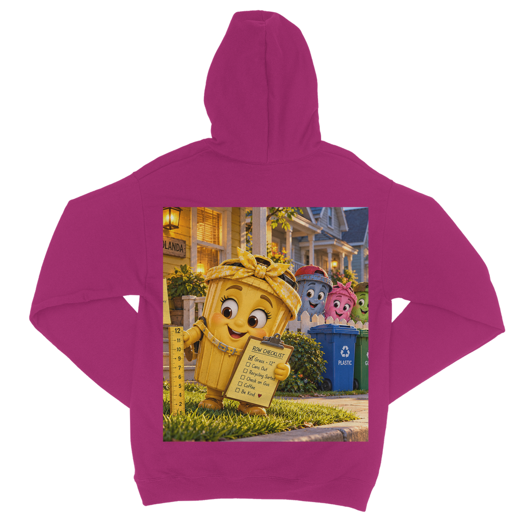 Trash Can Row – Classic Adult Zip Hoodie