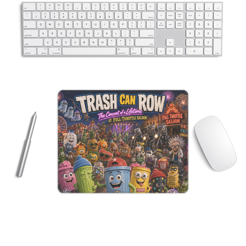 Trash Can Row CONCERT FOR A LIFETIME Medium Gaming Pad
