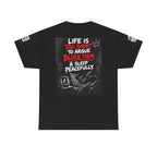 Life Is Too Short to Argue — Block Them & Sleep Back Graphic Tee