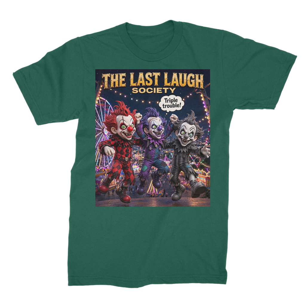 The Last Laugh Society Premium Jersey Adult T-Shirt