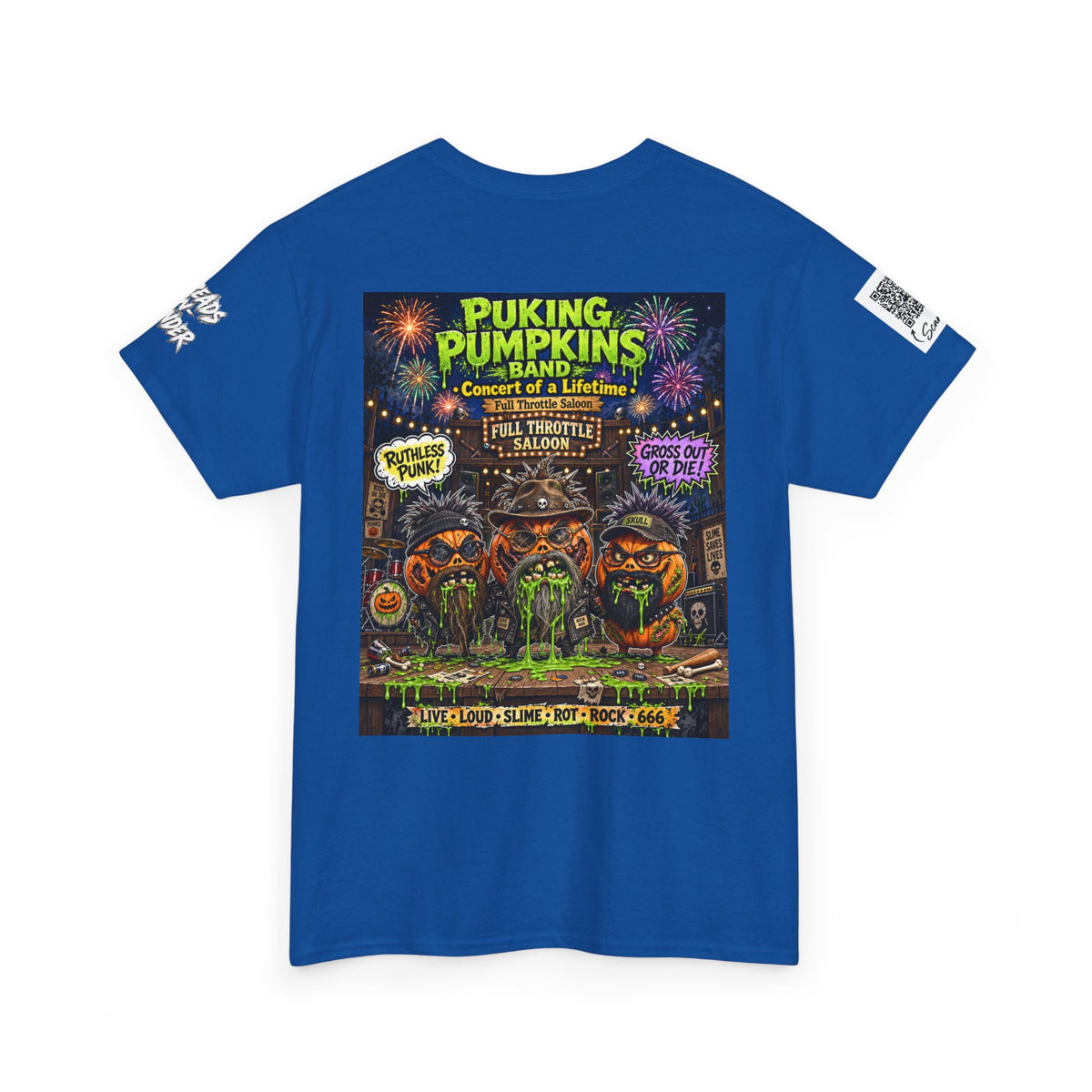 The Puking Pumpkins Punks #4 — Concert of Life - Horror Graphic T-Shirt