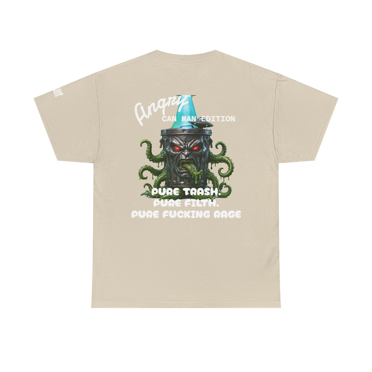 T-Shirt — Angry Can Man Monster Graphic Tee