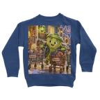 Trash Can Row Classic Kids Sweatshirt