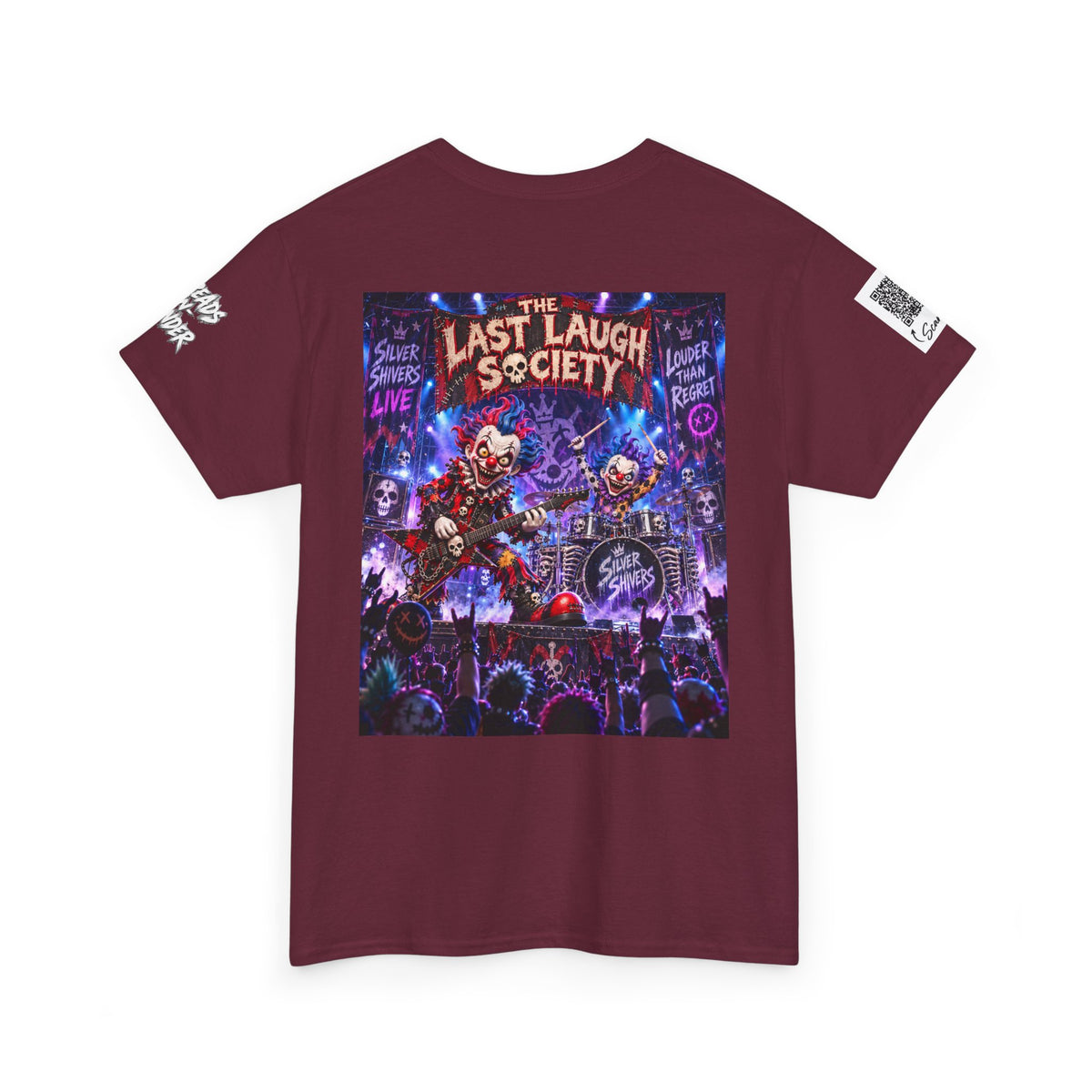 The Last Laugh Society Tee #133 — Carnival Clown Horror Graphic T-Shirt