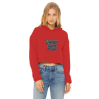ANGRY CAN MAN 2.0 Ladies Cropped Raw Edge Hoodie