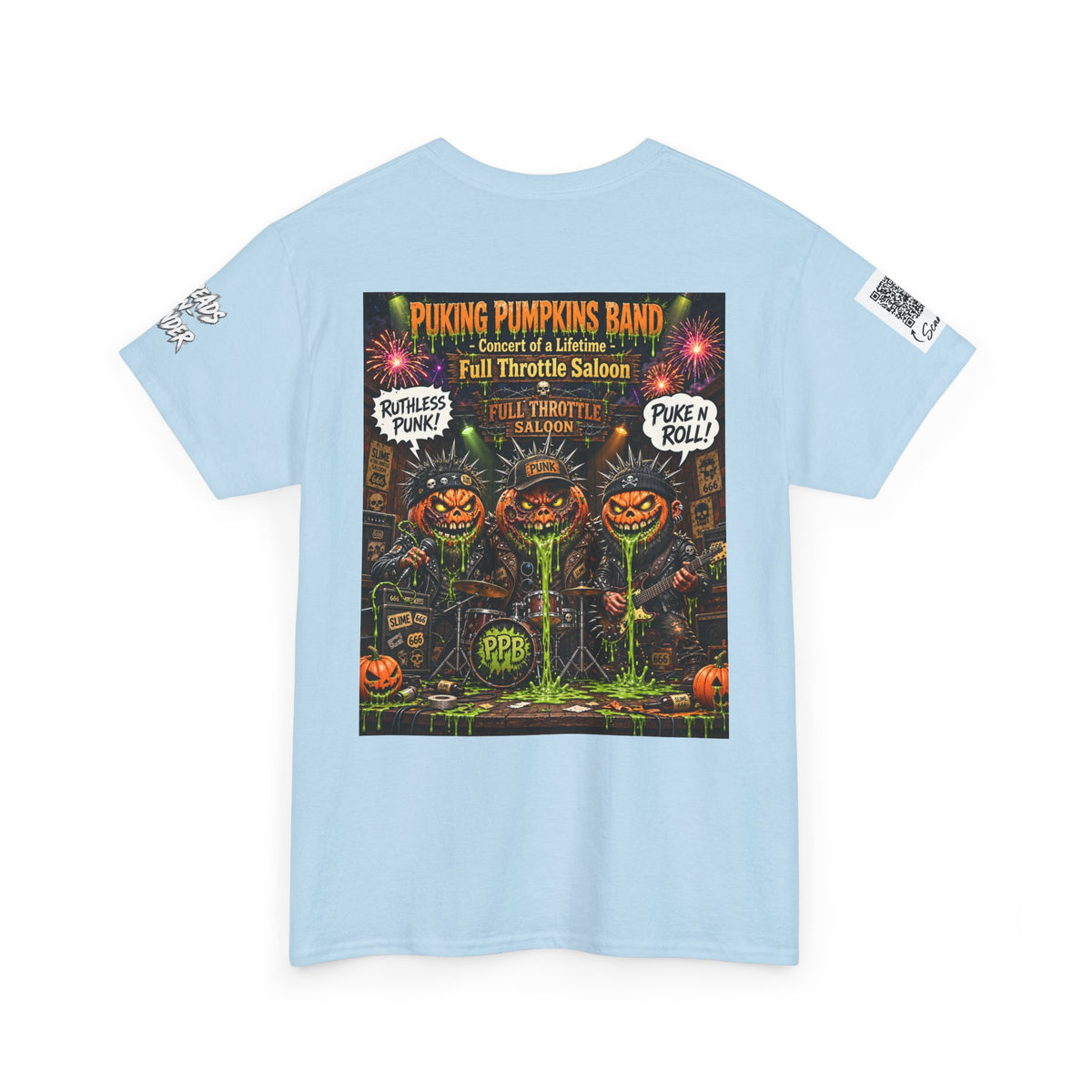 The Puking Pumpkins Band #8 — Concert of Life - Horror Graphic T-Shirt