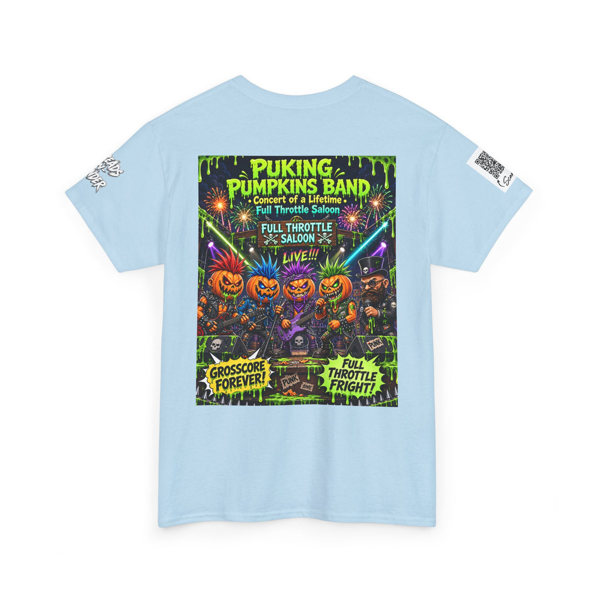The puking Pumpkins Band #3 — Concert of Life - Horror Graphic T-Shirt