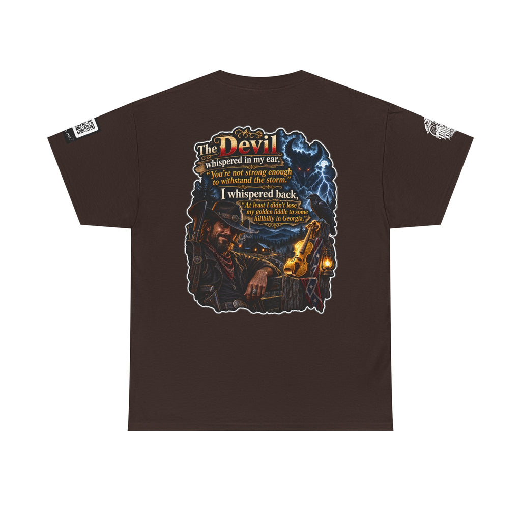 The Devil Whispered About the Storm — Georgia Hillbilly Back Graphic Tee