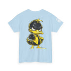 Yellow Rebel Duck Character Back Graphic Tee