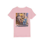 Trash Can Row Organic Jersey Kids T-Shirt