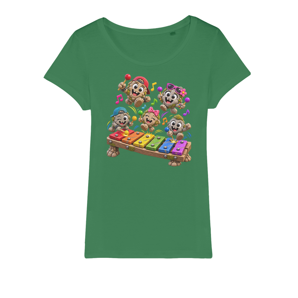 Falling Rocks COllection Organic Jersey Womens T-Shirt
