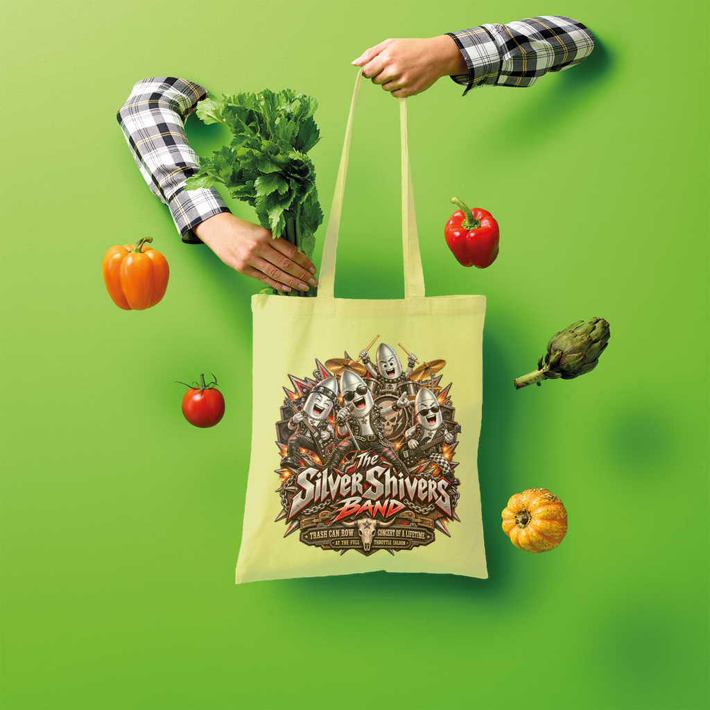 The Silver Shivers Band Shopper Tote Bag