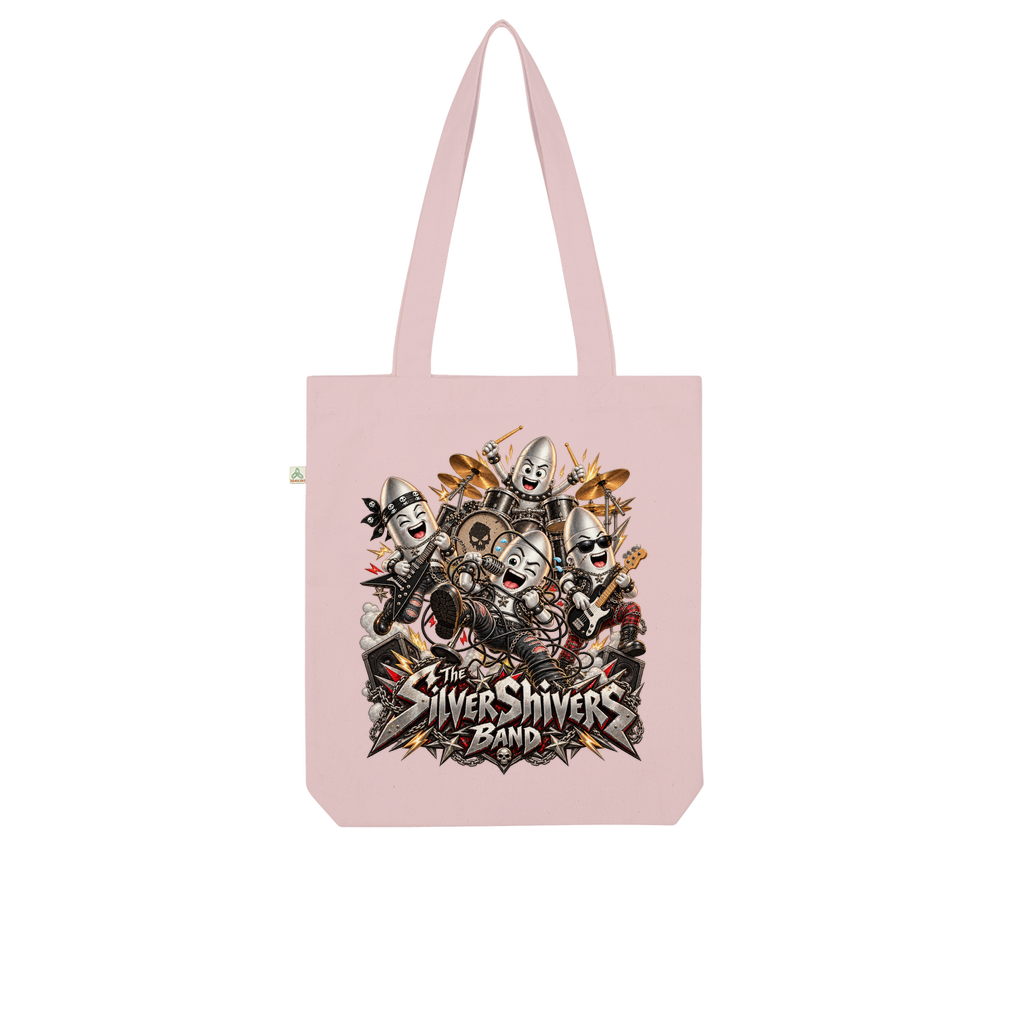 The Silver Shivers Band Organic Tote Bag