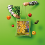 Trash Can Row Shopper Tote Bag