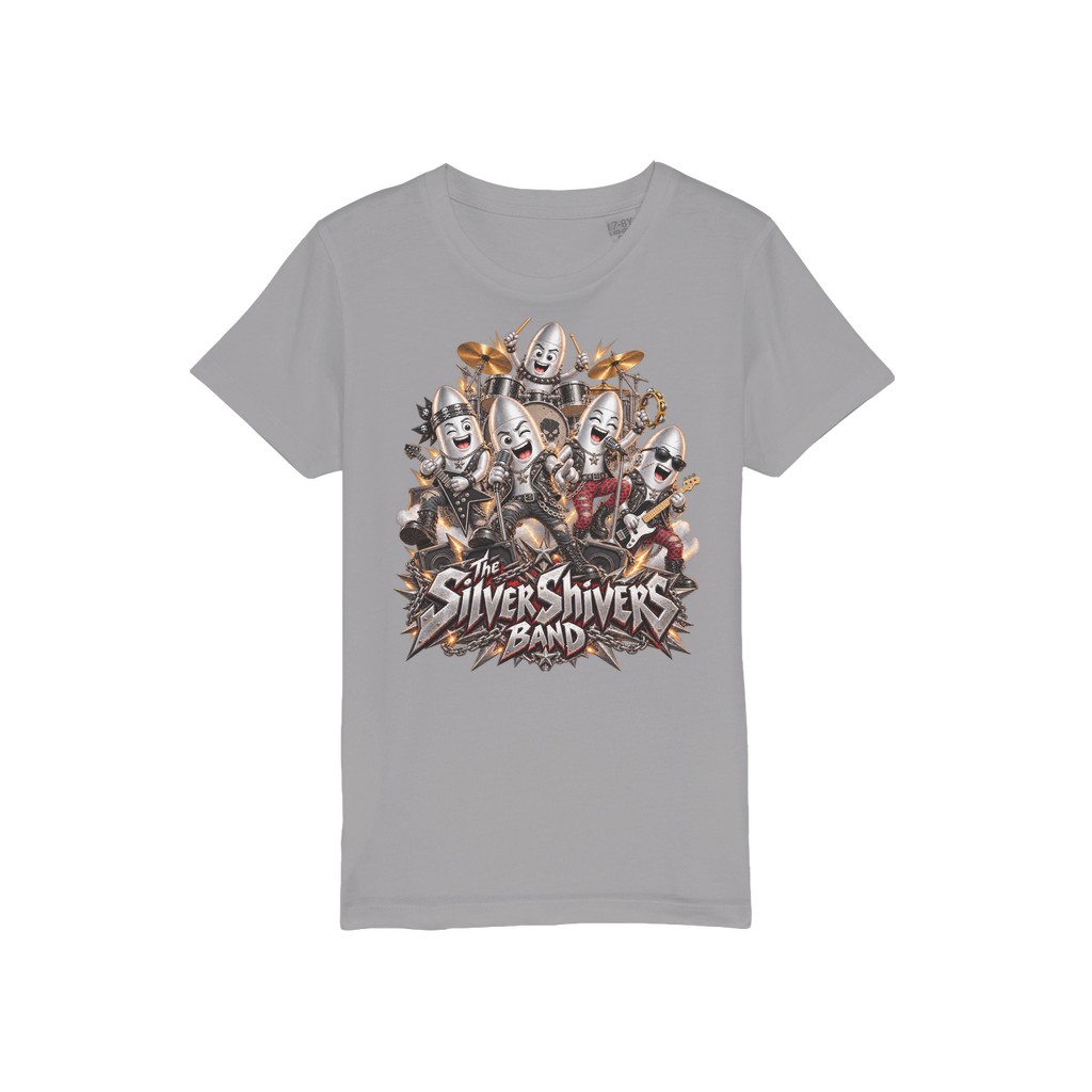 The Silver Shivers Band Organic Jersey Kids T-Shirt