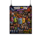 Trash Can Row CONCERT FOR A LIFETIME Classic Poster