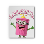 TRASH CAN MAN Premium Stretched Canvas