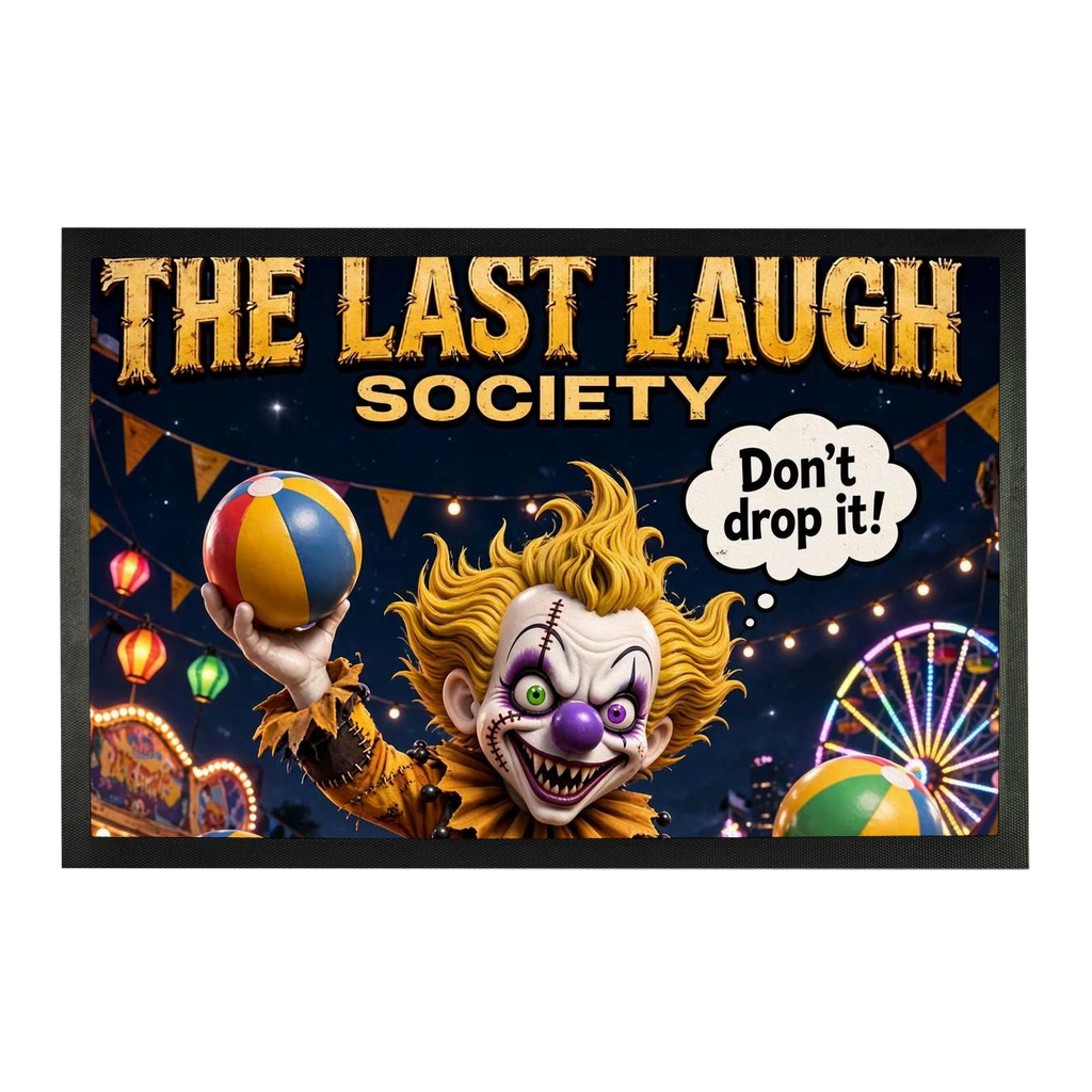 The Last Laugh Society Sublimation Doormat