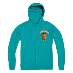 TRASH CAN MAN Premium Adult Zip Hoodie