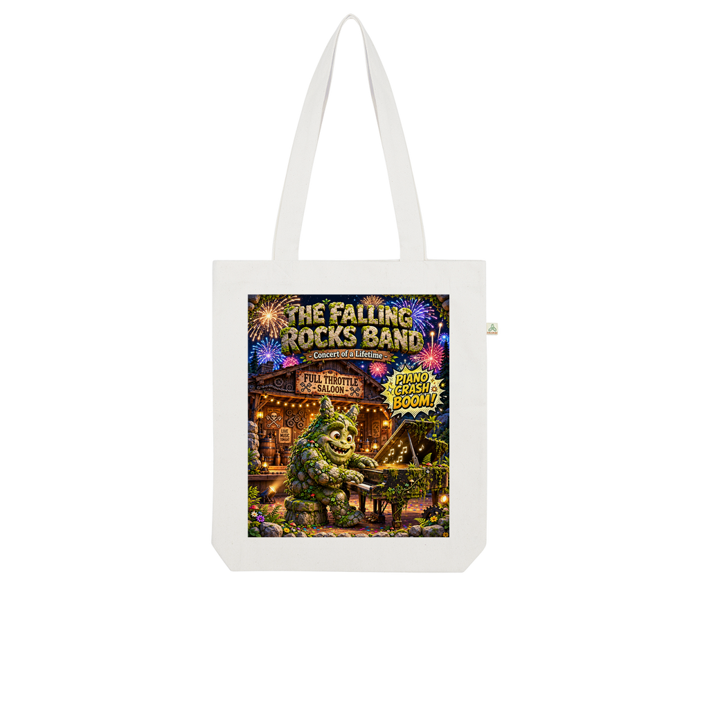 Falling Rocks COllection Organic Tote Bag