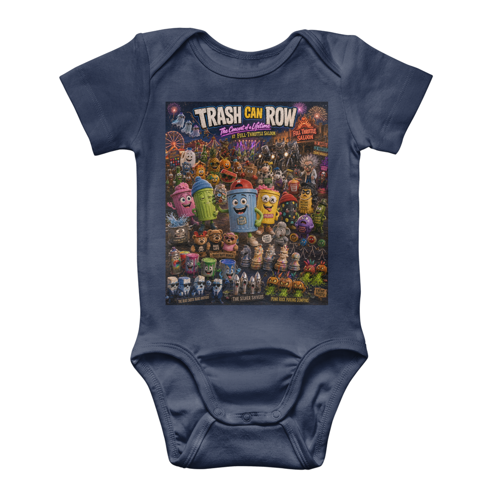 Trash Can Row: Concert for a Lifetime – Classic Baby Onesie Bodysuit