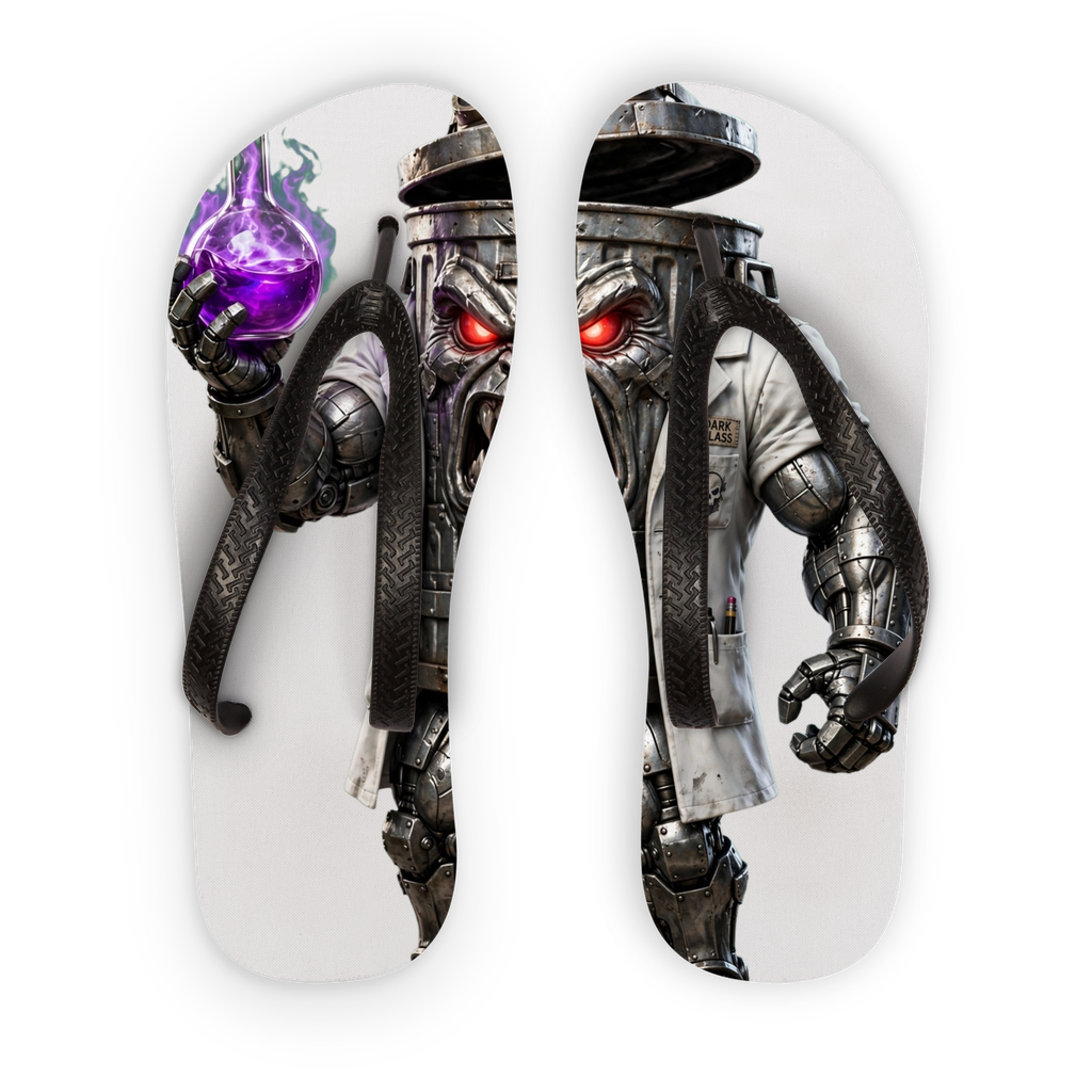 ANGRY CAN MAN 3.0 Adult Flip Flops