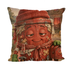 Trash Can Row Throw Pillows