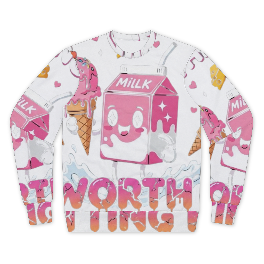 AOB Performance Cut and Sew Sublimation Unisex Sweatshirt