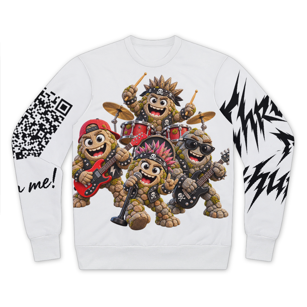 Falling Rocks Collection Premium Cut and Sew Sublimation Unisex Sweatshirt