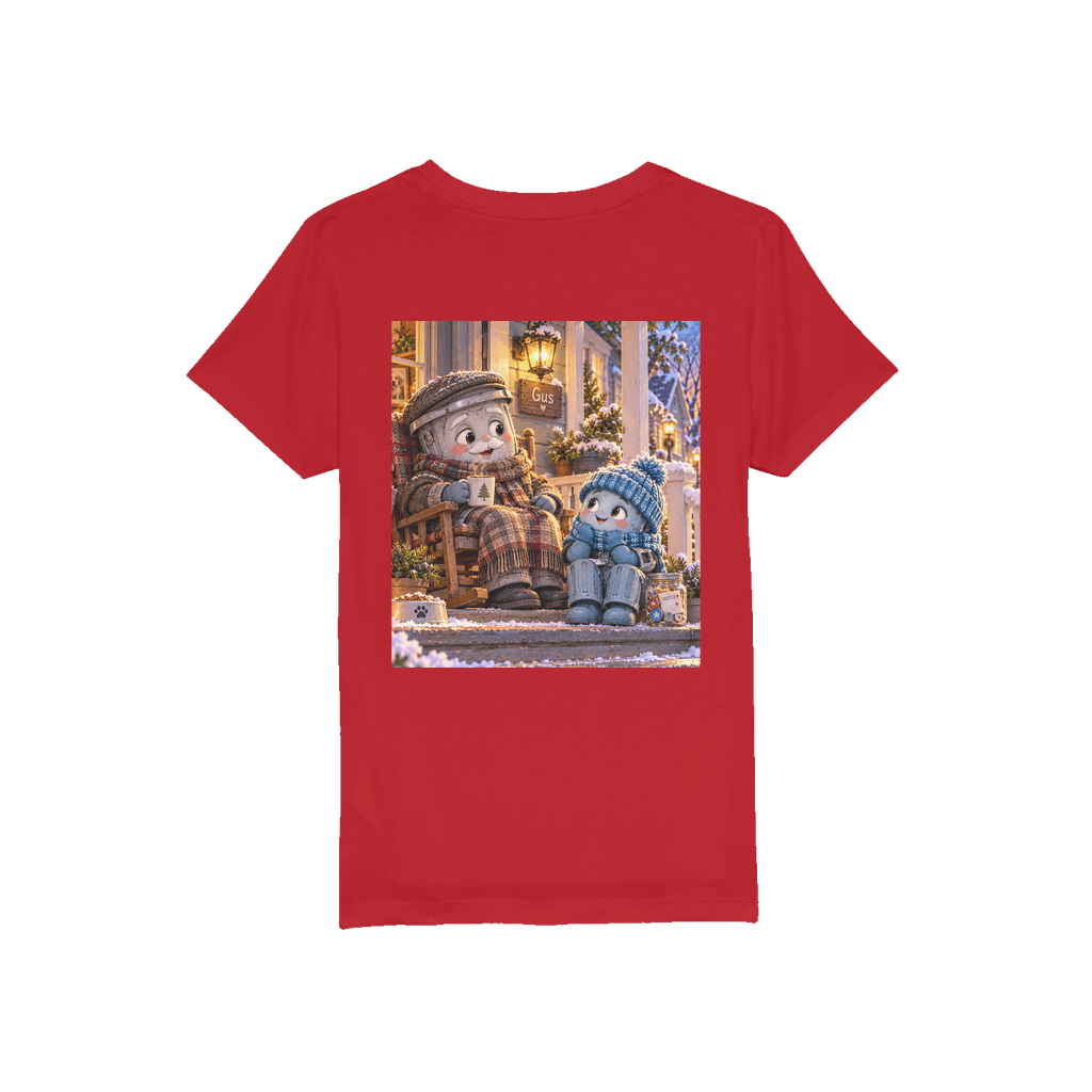 Trash Can Row Organic Jersey Kids T-Shirt