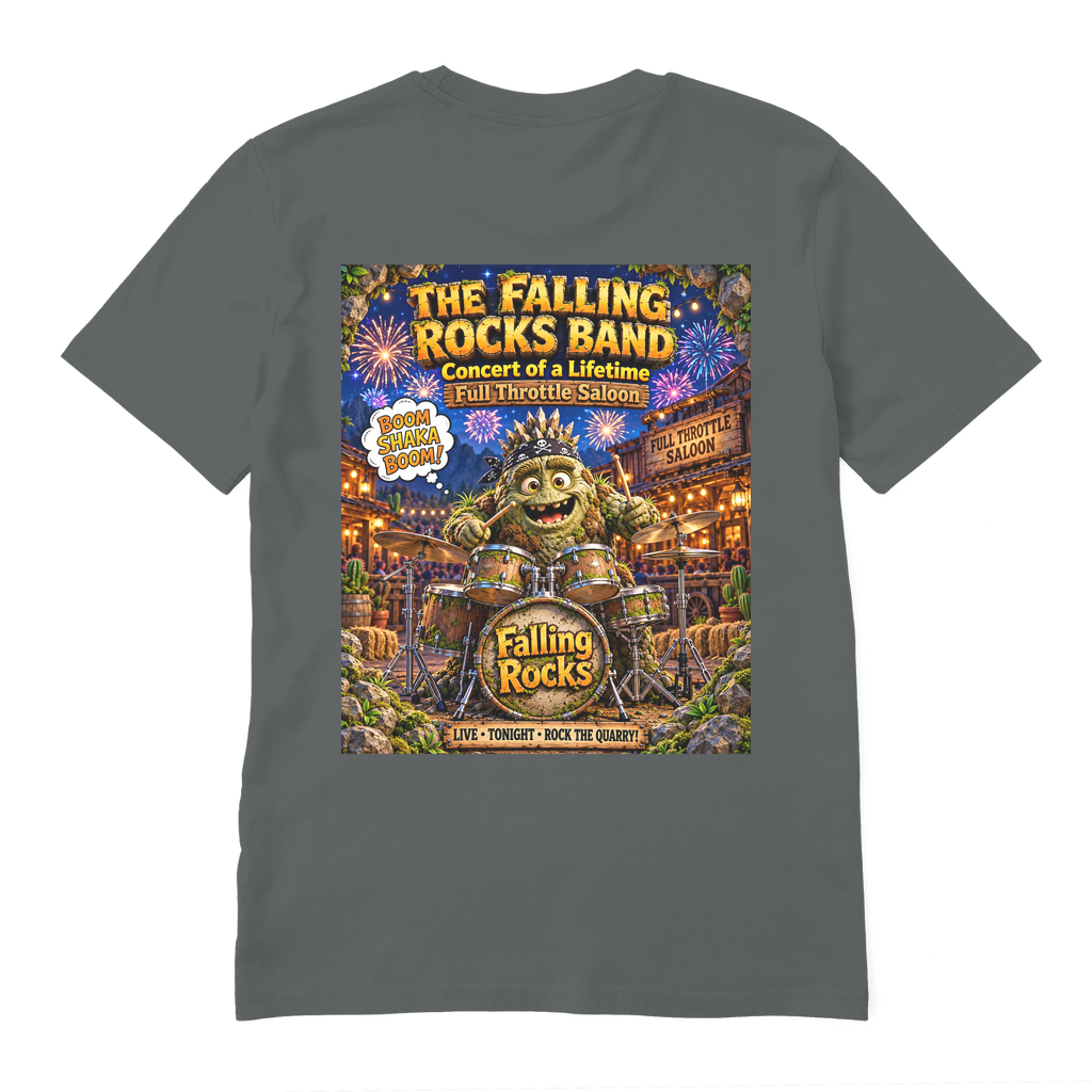 Falling Rocks COllection Premium Organic Adult T-Shirt