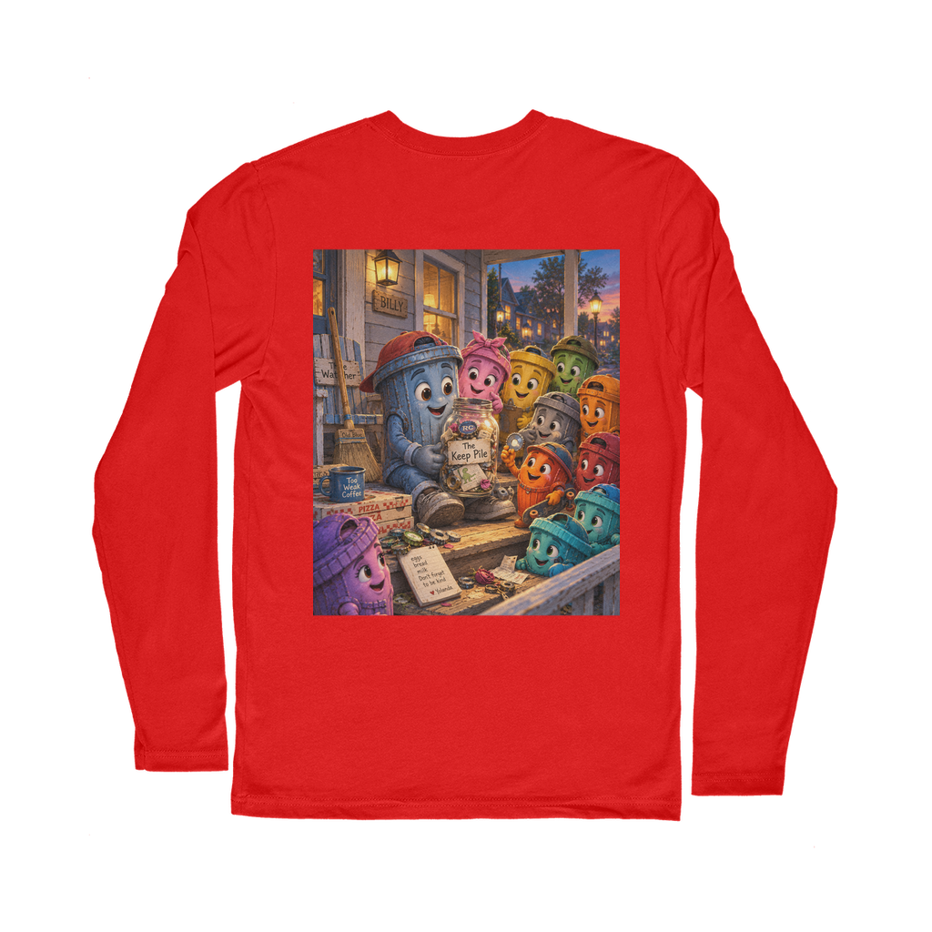 Trash Can Row – Classic Long Sleeve T-Shirt