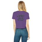 ANGRY CAN MAN 3.0 Classic Women's Cropped Raw Edge T-Shirt