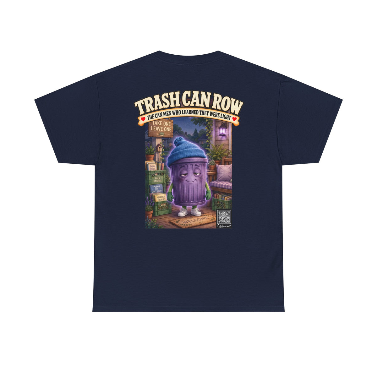 Trash Can Row Tee #7