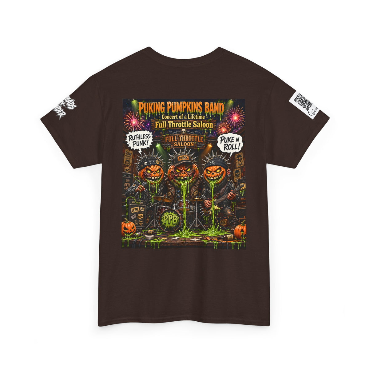 The Puking Pumpkins Band #8 — Concert of Life - Horror Graphic T-Shirt