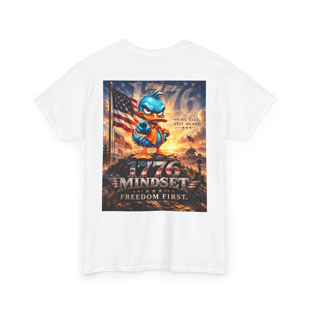1776 Mindset — Freedom First Back Graphic Tee
