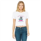AOC Classic Women's Cropped Raw Edge T-Shirt