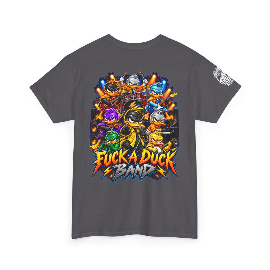 FUCK A DUCK BAND — Full-Color Rock Ensemble Back Graphic Tee