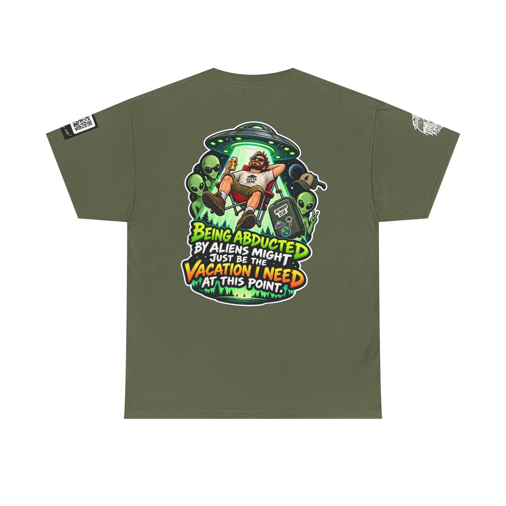 Alien Abduction Is the Vacation I Need Back Graphic Tee