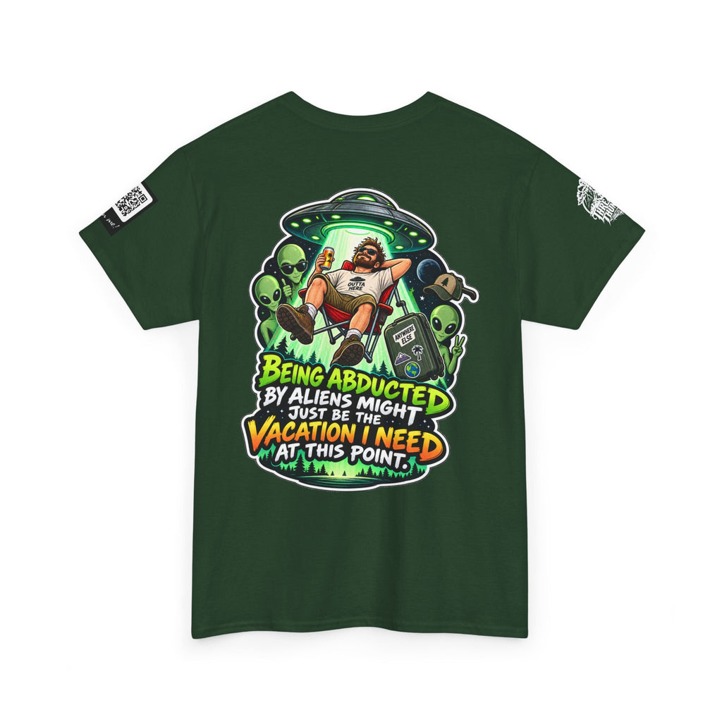 Alien Abduction Is the Vacation I Need Back Graphic Tee