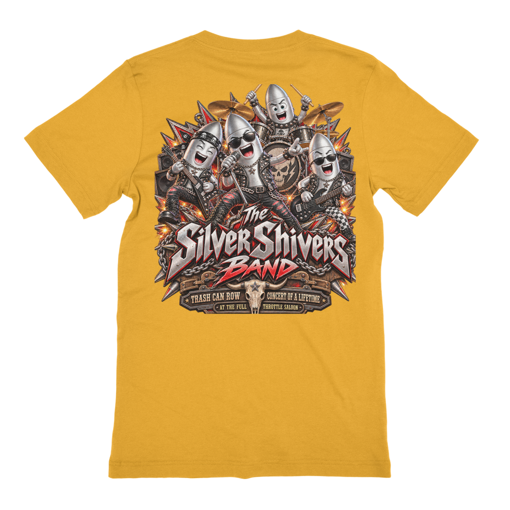 The Silver Shivers Band Premium Jersey Adult T-Shirt