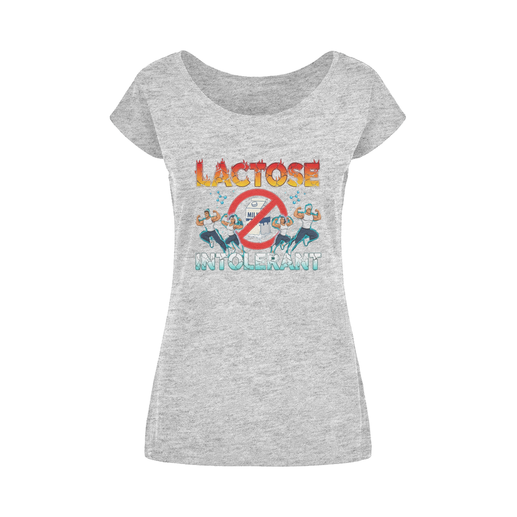 AOB Wide Neck Womens T-Shirt XS-5XL