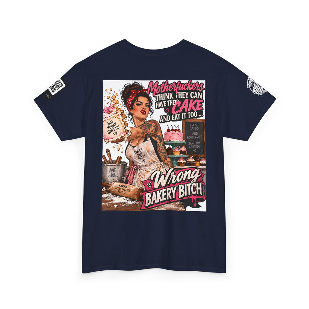 Wrong Bakery Bitch — Tattooed Baker Back Graphic Tee