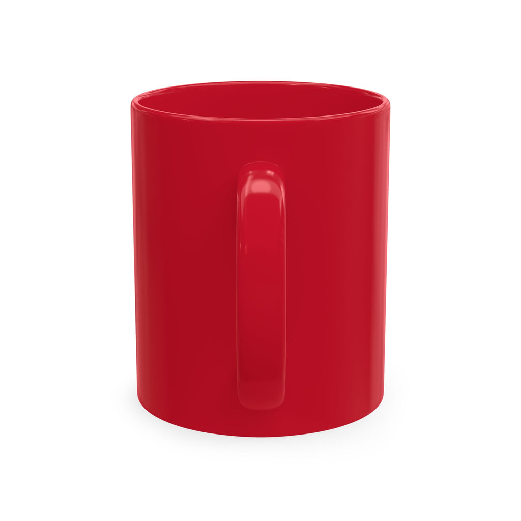 Skull Clash Ceramic Mug — Vintage Rock Tattoo Coffee Cup