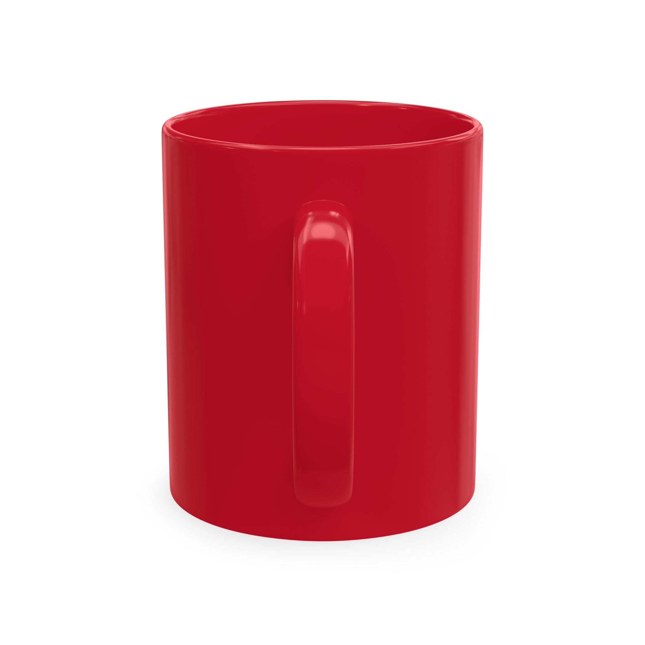 Skull Clash Ceramic Mug — Vintage Rock Tattoo Coffee Cup
