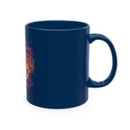 Skull Clash Ceramic Mug — Vintage Rock Tattoo Coffee Cup
