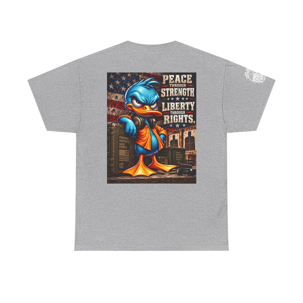 Peace Through Strength, Liberty Through Rights Back Graphic Tee